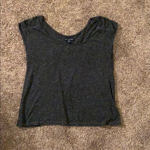 Gray open back Tee from American Eagle
